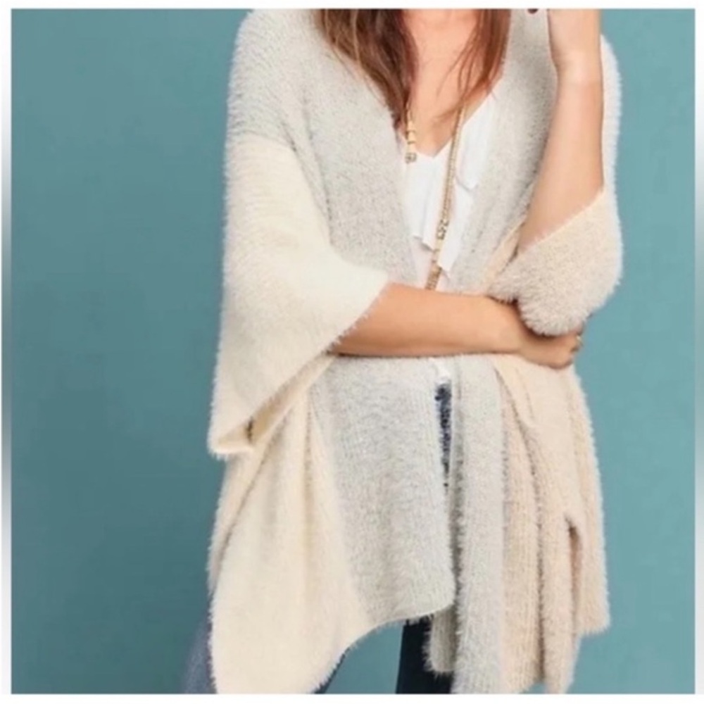 Anthropologie Saturday Sunday Kimono Poncho Sweater
